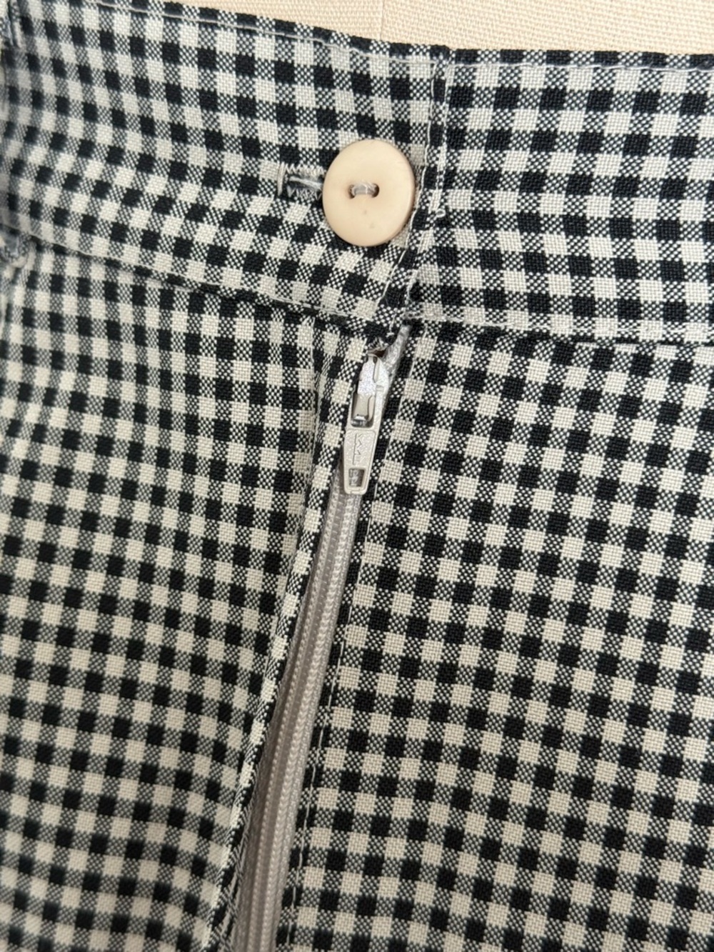 Vintage Checkered Gingham Skirt - Picture 10 of 15